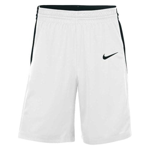 Image of Nike NT0201-100 Team Basketball Stock Short 20 Men's Shorts White Size S