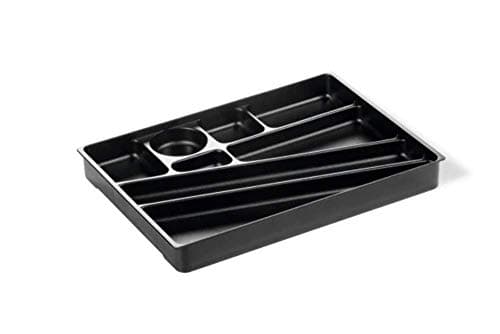 Image of Durable 1712004058 Atlanta Catch-All Plastic Insert Drawer - Black