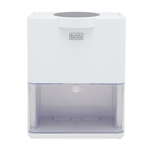 Image of BLACK+DECKER 3.2L Smart Dehumidifier & Air Purifier, 3 Modes, Quiet, 3.2L Water Tank, 48 Hour Timer, White, BXEH60013GB