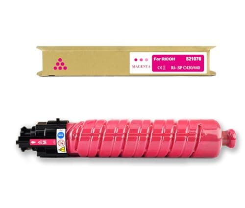Image of Okra Toner Compatible with Ricoh 821076 Magenta for Ricoh Aficio SP C441 Toner Ricoh SP C431 Toner for Ricoh SP C430DN Ricoh SP C431DN Ricoh SP C440DN Ricoh SP C441DN