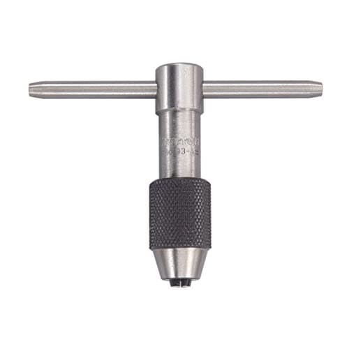 Image of Starrett 93A T-Handle Tap Wrench, 1/16" - 3/16" Tap Size, 1/16" - 5/32" Square Shank Diameter, 2" Body Length