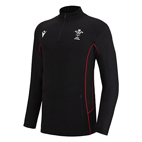 Image of Macron Sweatshirt 1/4 zip Pays de Galles XV Travel 2022/23