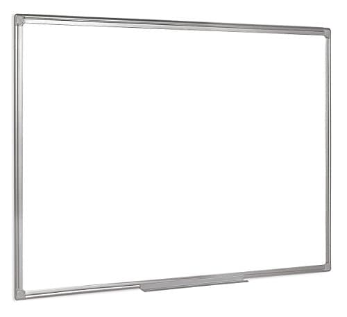 Image of Bi-Office 1200 x 900mm Aluminium Finish Magnetic Whiteboard