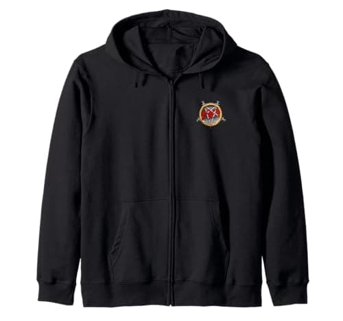 Image of Slayer Small Seasons Pentagram Icon Zip Hoodie