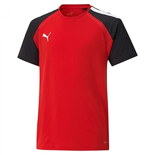 Image of PUMA Boys Teampacer Jersey Jr Shirt, Puma Red-puma Black-puma White, 152 EU