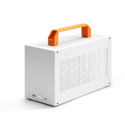 Image of SGPC K49 Series Chassis/Portable Mini-ITX PC Gaming Case/7-8L Small Form Factor/300mm GPU & SFX PSU Support/USB 3.0 & Type-C Front I/O (white, basic)