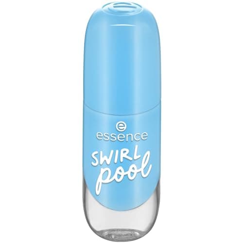 Image of Essence Gel Nail Colour, Gel Polish, No. 42 Swirl Pool, Blue, Express Result, Long-Lasting, Colour-Intense, Gely, Shiny, No Acetone, Vegan, Microplastic Particles Free (8 ml)