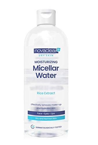 Image of Novaclear Moisturizing Micellar Water with Rice Extract. • Hydrates & balances • Removes makeup & impurities • Refreshes your skin 400 ml