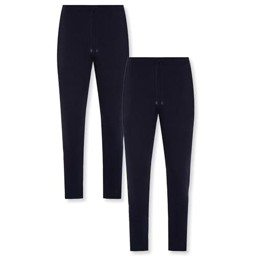 Image of FM London Mens (2-pack) Pyjama Bottom, Navy, L UK