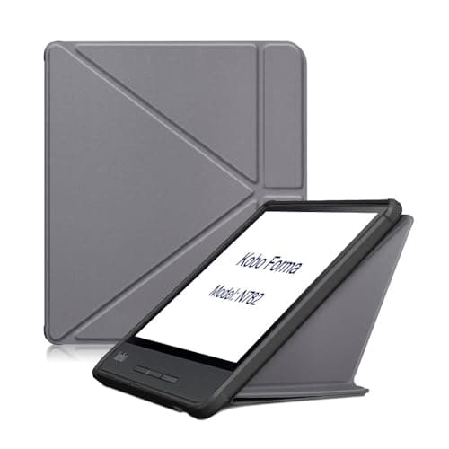 Image of Cover for Kobo Forma N782 8“ (2018 release) cover, ultra-thin and lightweight, with automatic sleep/wake function, suitable for Kobo Forma 2018 8" e-book protective case (grey)