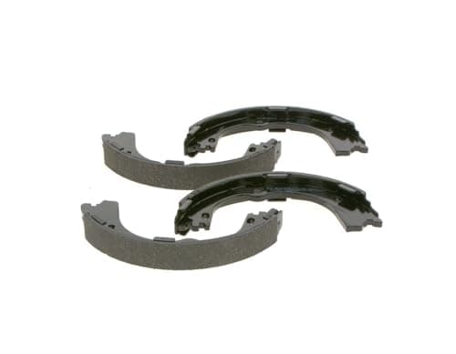 Image of BOSCH 0 986 487 965 Brake Shoe Set, Handbrake Shoes, Handbrake Pads