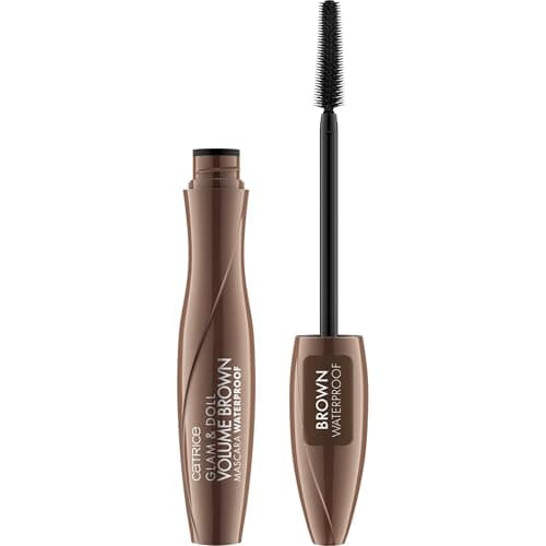 Image of Catrice Glam & Doll Volume Brown Mascara Waterproof, volumizing, defining, lengthening, matte (10ml)