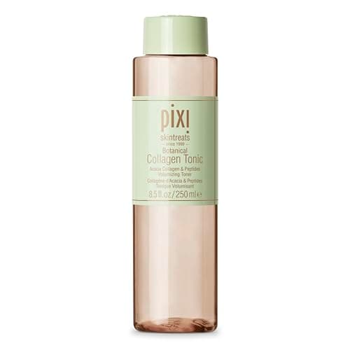 Image of Pixi Botanical Collagen Tonic, Volumizing & Hydrating Toner, Enhanced with Peptides & Botanicals to Firm & Revitalize, Alcohol-Free Daily Moisturizing Toner, 250 Ml 8.5Fl Oz