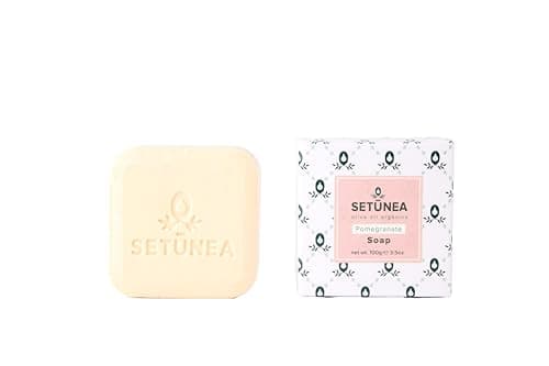 Image of Setunea Organic Olive Oil and Pomegranate Soap Bar 2 x 100g