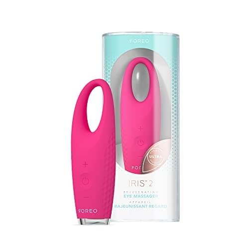 Image of FOREO IRIS 2 Rejuvenating Eye Massager - for Dark Circles & Puffy Eyes - Bags Remover - Lymphatic Drainage Tool - 2-Year Warranty - Fuchsia