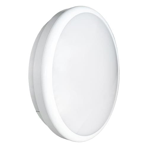Image of Aurora LED Wall & Ceiling Light 30W IP65 Waterproof Bulkhead 4000K 2800lm 300mm Round EN-BH130/40