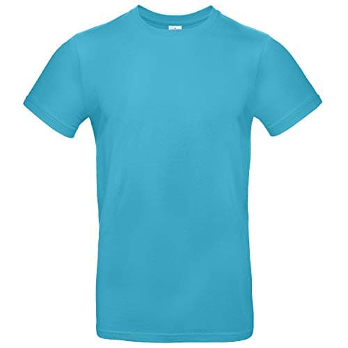 Image of B&C Men's #E190 Tee, Swimming Pool, XS. TU03T