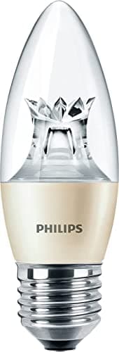Image of Philips Master LED 6 W (40 W) E27 Edison Screw, Candle, Warm White, Dim Tone, Clear