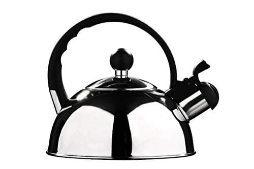 Image of Premier Housewares Whistling Kettle, 1 Litre, Stainless Steel, Silver