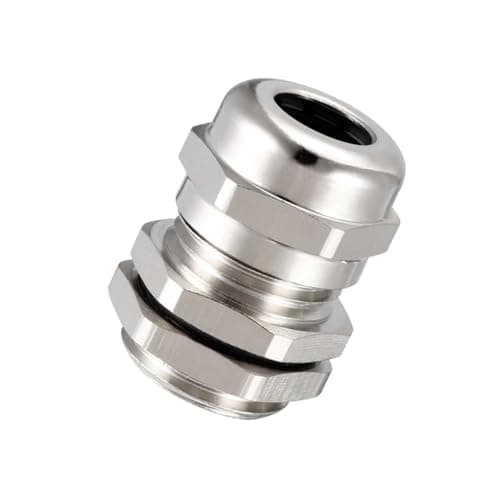 Image of MACHSWON 5 Pcs M16 Cable Gland, IP68 Waterproof Metal Connector with EMI Shielding Heavy-Duty Threaded Joint for 4-8mm Cables