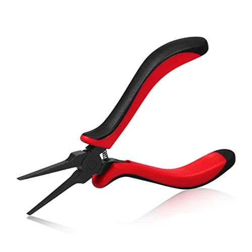 Image of SPEEDWOX 5.5 Inch Thin Flat Needle Nose Pliers Professional Thin Flat Nose Pliers with Smooth Jaw for Jewelry Making Handcraft PCB Board Repairing