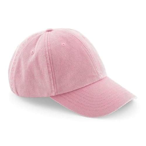 Image of Beechfield® B655 Low Profile Vintage Cap - Dusky Pink