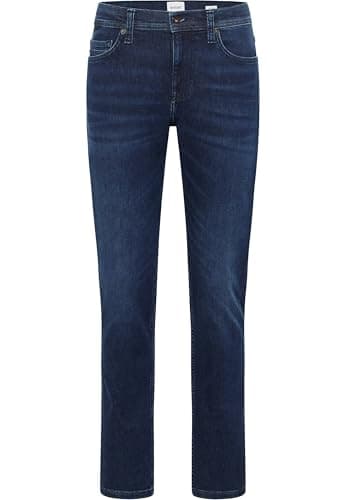 Image of MUSTANG Men's Style Vegas Slim Jeans, Dark Blue 883, 28 W/32 L