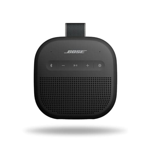 Image of Bose SoundLink Micro Portable Bluetooth Speaker (2nd Gen), Wireless Outdoor Speaker, Up to 12 Hours Battery Life, Waterproof and Dustproof, Black