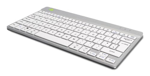 Image of R-Go Tools Compact Break Ergonomic Keyboard, QWERTY (UK), RGOCOUKWLWH