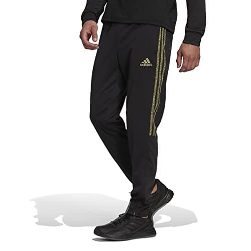 Image of adidas Men's Standard Sereno Pant, Black/Orbit Green, Large