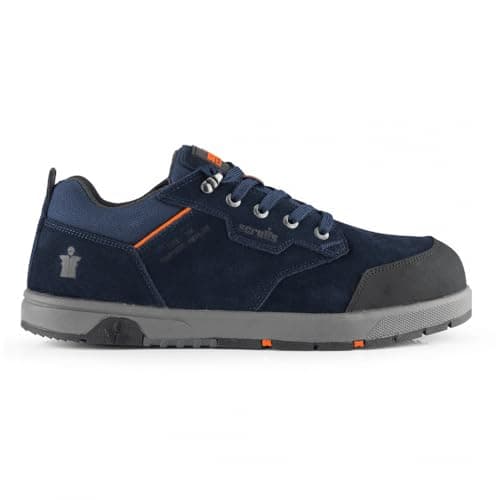 Image of Scruffs Mens Halo 3 Safety Trainers Navy Construction Shoe, Navy, 9 UK