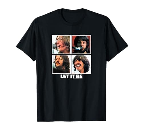 Image of The Beatles Let It Be Square T-Shirt
