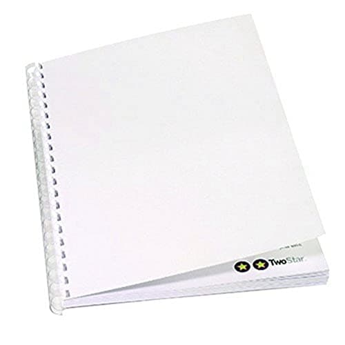 Image of GBC 220 GSM A4 Traditional Binding Covers - White (100 Pack)