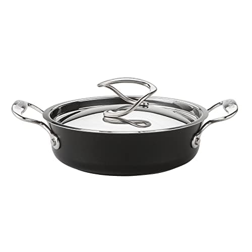 Image of Circulon Style Hard Anodised Sauteuse, 20cm/1.7L, Black