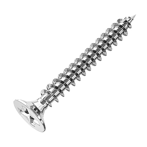 Image of M3 Flat Head Wood Screws, Stainless Steel Countersunk Head Cross Wood Screws 3*20mm, Suitable For Indoor And Outdoor, Repairing Furniture, Carpentry And DIY, 120 Pieces Contains 20pcs M6 Screw Anchors