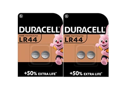 Image of 4X Duracell LR44 A76 V13GA 76A (2 Blister Packs of 2 Batteries) 4 Batteries