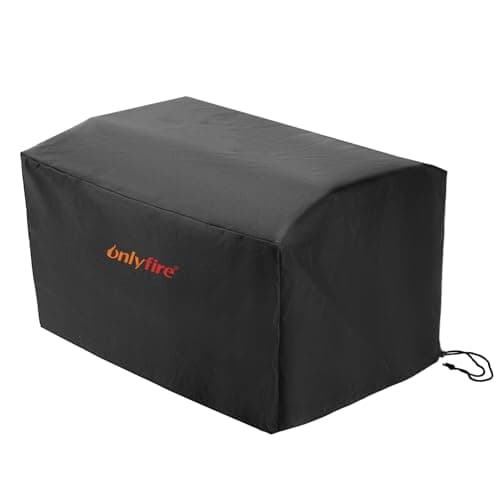 Image of Onlyfire Barbecue Cover, Grill Cover for Most 2-3 Burners Grill & Pizza Oven, Waterproof, Heavy Duty, 600D Oxford, 65×43×35 cm
