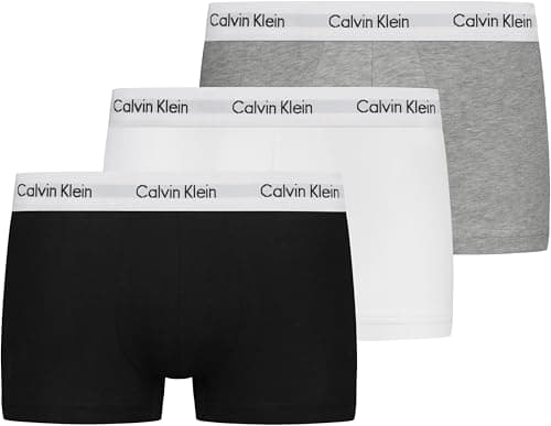 Image of Calvin Klein Men's Boxers, Low Rise Waist, Multi-coloured, M