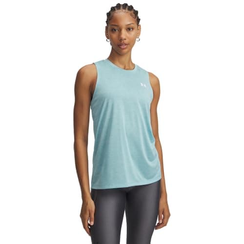 Image of Under Armour Tech Tank Twist - Blue Haze / / White - SM
