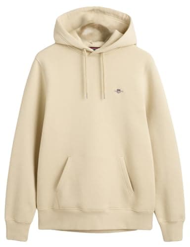Image of GANT REG Shield Hoodie, Silky Beige, M