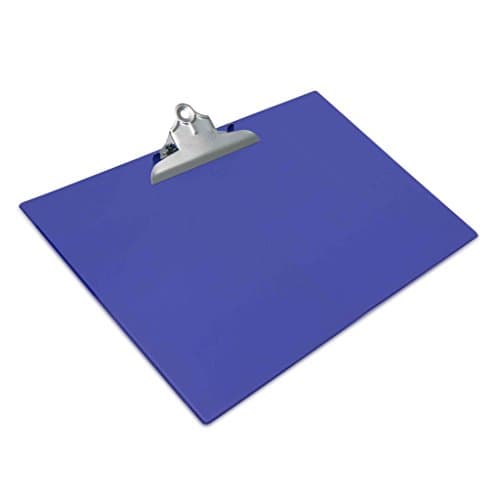 Image of Rapesco 1136 Heavy Duty PVC-Coated Clipboard, A3, Blue
