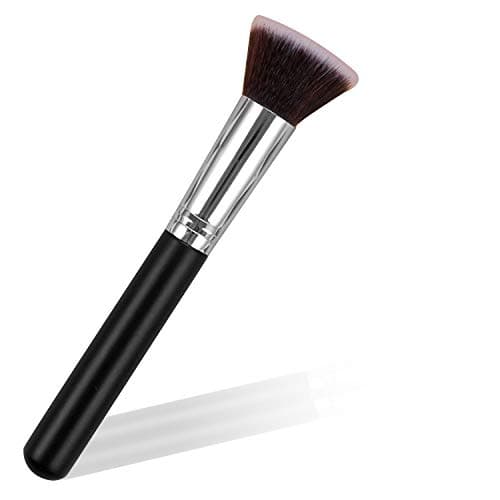 Image of Foundation Make Up Brush Kabuki Flat Top Makeup Brushes, Perfect for Blending Liquid, Application for Concealer, Powder, Cream or Flawless Powder Cosmetics