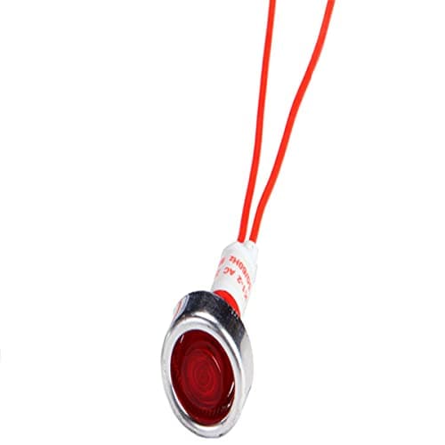 Image of 230V AC LED Power Indicators 10mm Indicator Light K01A Warning Light Waterproof Signal Indicator Lamp Red