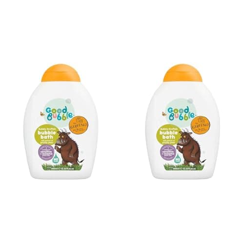 Image of Good Bubble Gruffalo Bubble Bath with Prickly Pear Extract- 400ml Tear-Free Baby Bubble Bath for Sensitive & Eczema-Prone Skin - Sulphate-Free Bubble Bath for Toddlers (Pack of 2)
