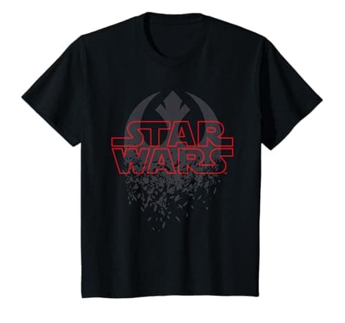 Image of Kids Star Wars The Last Jedi Shattered Emblem T-Shirt