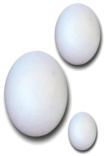 Image of 30 Assorted Polystyrene Eggs
