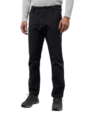 Image of Jack Wolfskin Men's Activate Thermic Pants M Hiking Trousers, Black, 56 (EU)