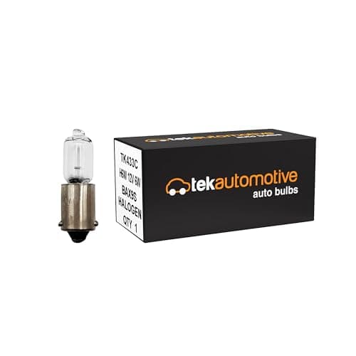 Image of Tek Automotive 434 H6W Bulb Miniature Halogen Car Side Light, Parking Light, Tail Light, Indicator, Reverse Light 433C 12V 6W BAX9S