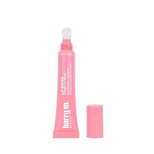 Image of Barry M Lip Rehab Tinted Hydration Lip Mask, Shade Pink Raspberry Refresh | Lip Balm Infused with Vitamin E