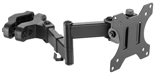 Image of Part King Full Motion Pole Mount TV Monitor Arm Swivel Tilt Bracket 17-32" for Disco Karaoke 28-60mm Poles